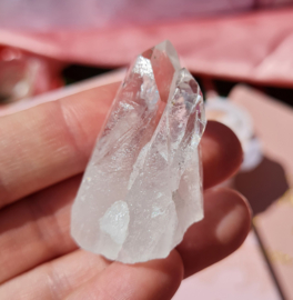 Bergkristal Edelsteen Cluster - Brazilië - Extra - no.25 - 4 cm