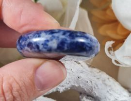 Sodaliet Platte Steen 4 cm no.8 Edelsteen Blauw