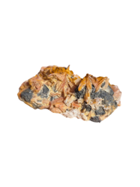 Bariet met Cerussiet Edelsteen Cluster - 5cm - Marokko div. soorten