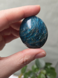 Apatiet Blauw Handsteen - Inspiratie & Focus no.6-8