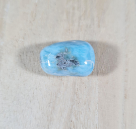 Larimar Trommelsteen - no.1 - 2 cm