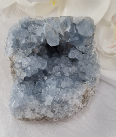 Celestien Cluster Geode - 8cm - Blauw Edelsteen