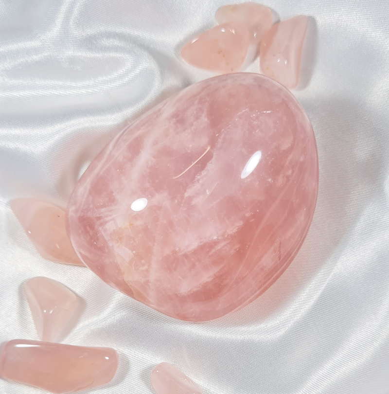 Rozenkwarts A+ 6,5 cm Jumbosteen Zuid - Afrika no.12