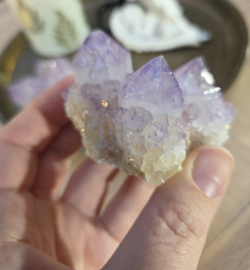 Cactus Amethist - Spirit Amethist - Edelsteen Cluster 7 cm