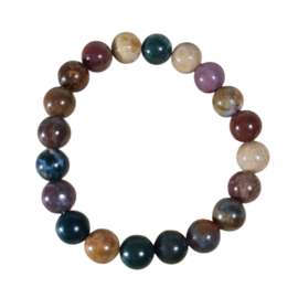 Edelsteen Armband Oceaan Jaspis Kogelarmband 10 mm