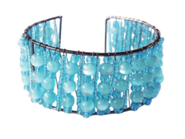 Armband kralen blauw