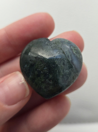 Mosagaat Edelsteen Hart 3 cm