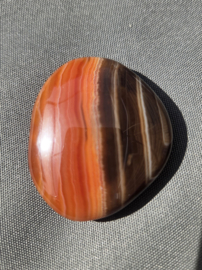 Carneool Platte Steen Edelsteen