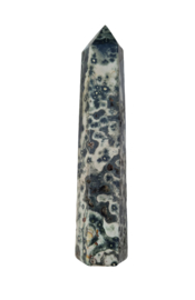 Oceaan Jaspis Edelsteen Punt no.1 - 14 cm