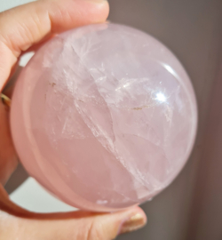 Rozenkwarts - Edelsteen bol - no.3 - 8 cm