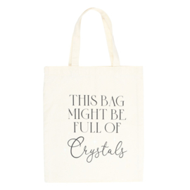 Katoenen Tas - Full of Crystals