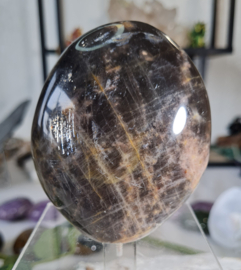 Zwarte Maansteen Edelsteen Sculptuur 8 cm no.3