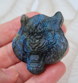 Tijger Labradoriet 4 cm Carving