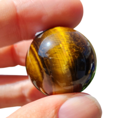 Tijgeroog Edelsteen Bol - no.5 - 3 cm