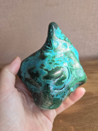 Malachiet Chrysocolla 922 gram 13 cm Gepolijst