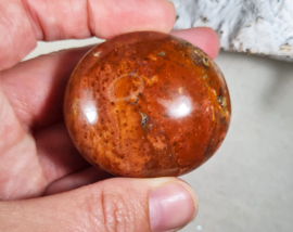 Rode Jaspis Handsteen no.1 Edelsteen
