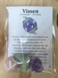 Vissen Sterrenbeeld Trommelstenen Cadeau set
