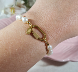 Armband Zoetwater Parels - Smal