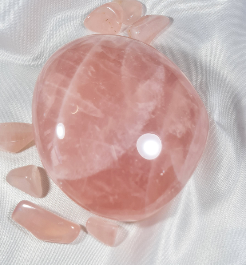 Rozenkwarts A+ 8,5 cm Jumbosteen Zuid - Afrika no.10