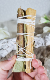 Palo Santo en Eucalyptus Smudge Stick - 10 cm