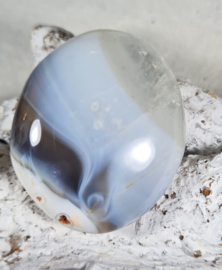 Agaat Handsteen no.6 Edelsteen 4 cm