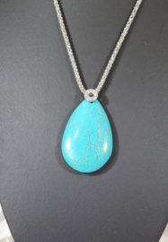 Ketting Turkoois druppel