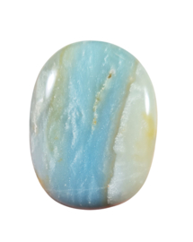 Amazoniet Platte Steen 4 cm no.5 Blauw