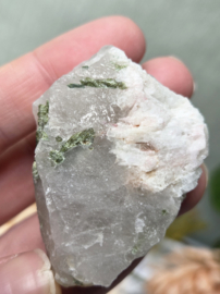 Groene Toermalijn - Verdeliet in kwarts - Diverse Soorten