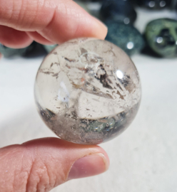 Bergkristal Edelsteen Bol no.16 - 3,5 cm AA