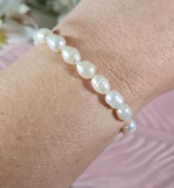 Armband Zoetwater Parels - Smal