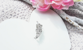 Earcuff - Feather - Strass
