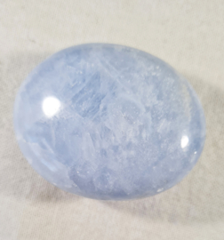 Blauwe Calciet Handsteen no.4 - 6 cm