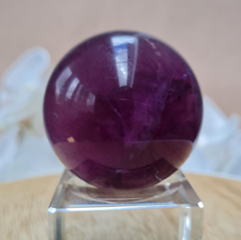 Fluoriet Paars Edelsteen Bol - 4,6cm