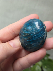 Apatiet Blauw Handsteen - Inspiratie & Focus no.6-8