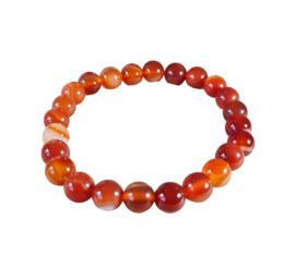 Edelsteen Armband Carneool 8 mm