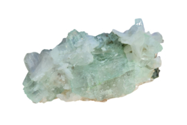 Apofylliet Edelsteen Cluster groen - 5,5 cm
