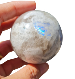 Regenboog Maansteen - Edelsteen Bol - no.2 - 5,5 cm