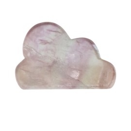 Regenboog Fluoriet Edelsteen Wolk no.2 - 4,5 cm