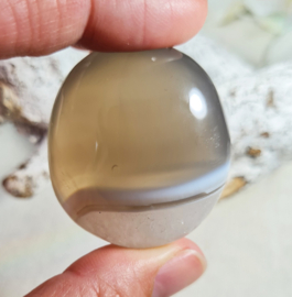 Agaat Handsteen no.7 Edelsteen 4 cm