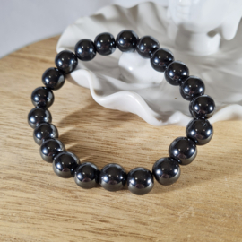 Edelsteen Armband Hematiet Kogelarmband 10 mm