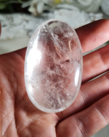 Bergkristal Handsteen no.10 - 5,5 cm