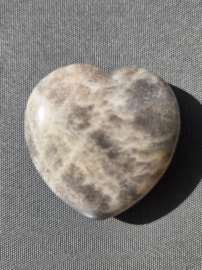 Maansteen hart 4 cm - div. soorten