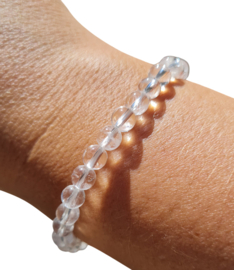 Edelsteen Armband Bergkristal 6 mm