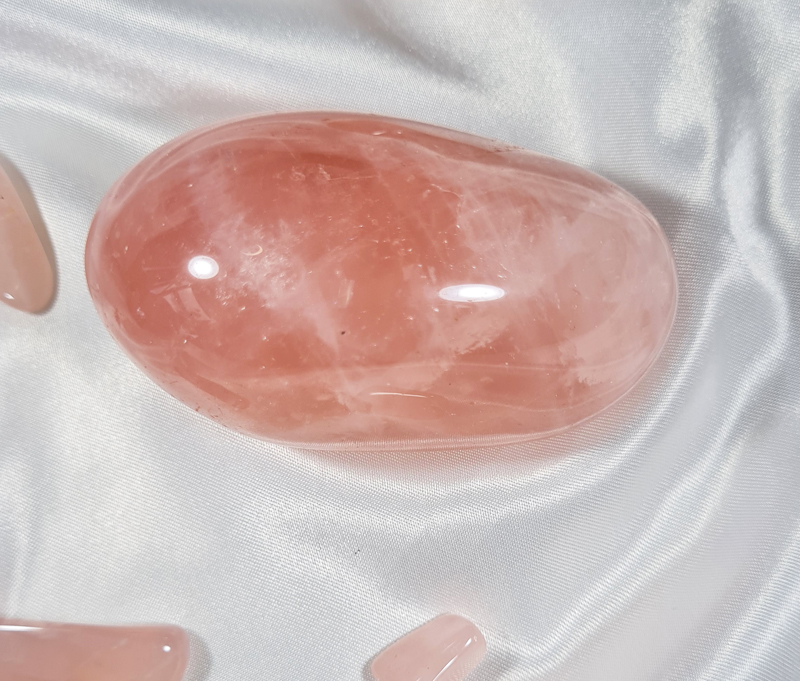 Rozenkwarts A+ 7,5 cm Jumbosteen Zuid - Afrika no.19