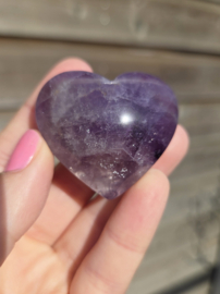 Amethist Edelsteen Hart div. soorten