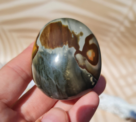 Polychroom Jaspis - Palmsteen - no.10 - 5 cm