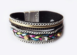 Armband multicolor met magneetsluiting