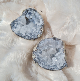 Chalcedoon - Geode - Mexico - Wit Grijs - Edelsteen