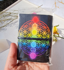 Notitieboekje Chakra's - Flower of life - 10cm