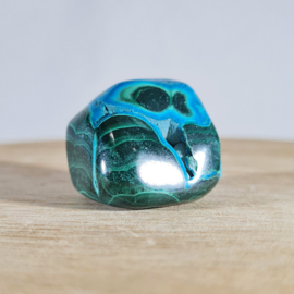 Chrysocolla Malachiet Trommelsteen no.1 - 2 cm